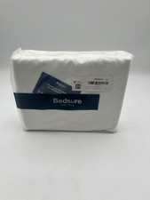 Bedsure Duvet Cover Set Queen Size NWT Polyester Ivory 90x90