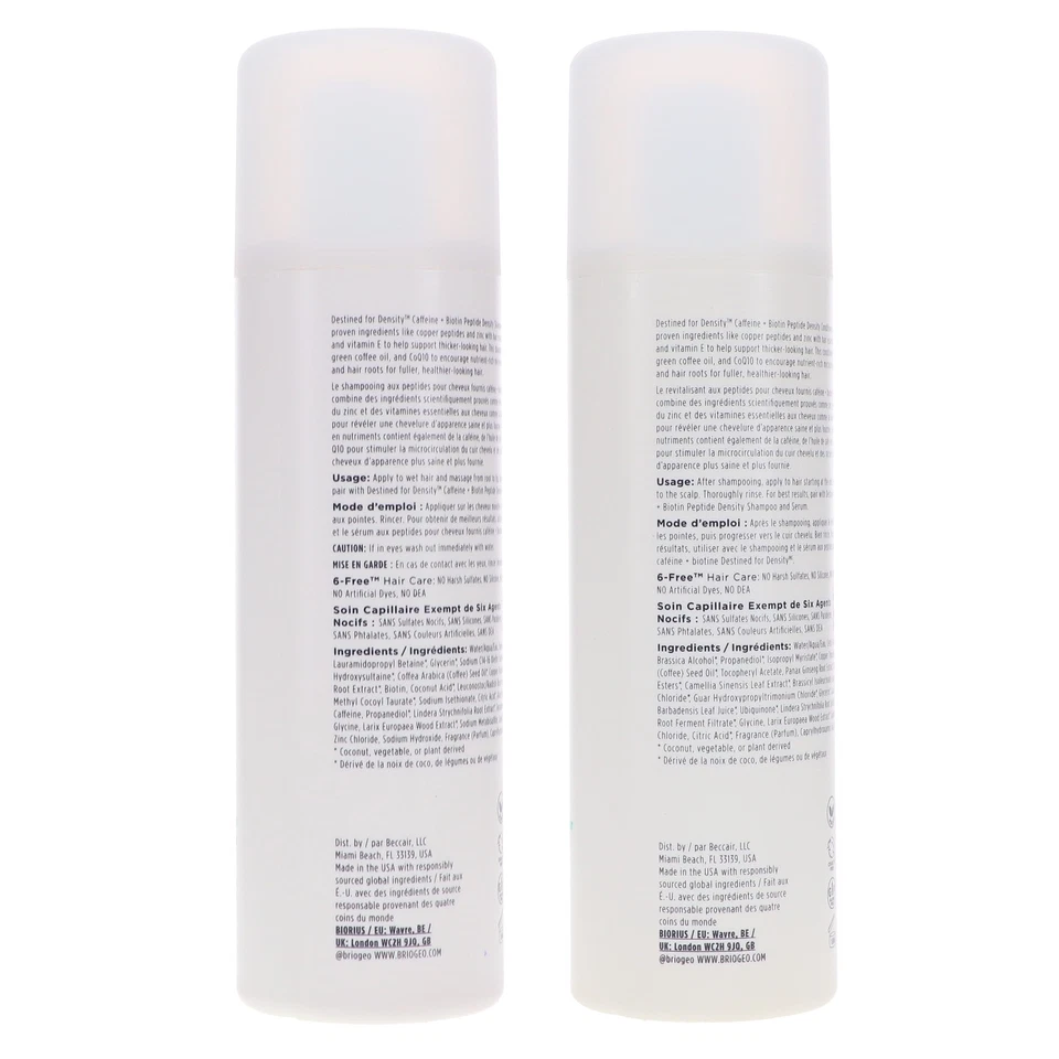 Briogeo Destined for Density Caffeine + Biotin Peptide Density Shampoo and - Image 3 of 4