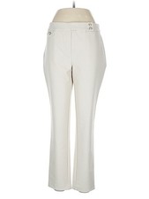 Nicole Miller New York Women Ivory Dress Pants M