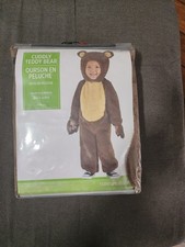 Cuddly Teddy Bear Animal Brown Fancy Dress Up Halloween Baby Child Costume