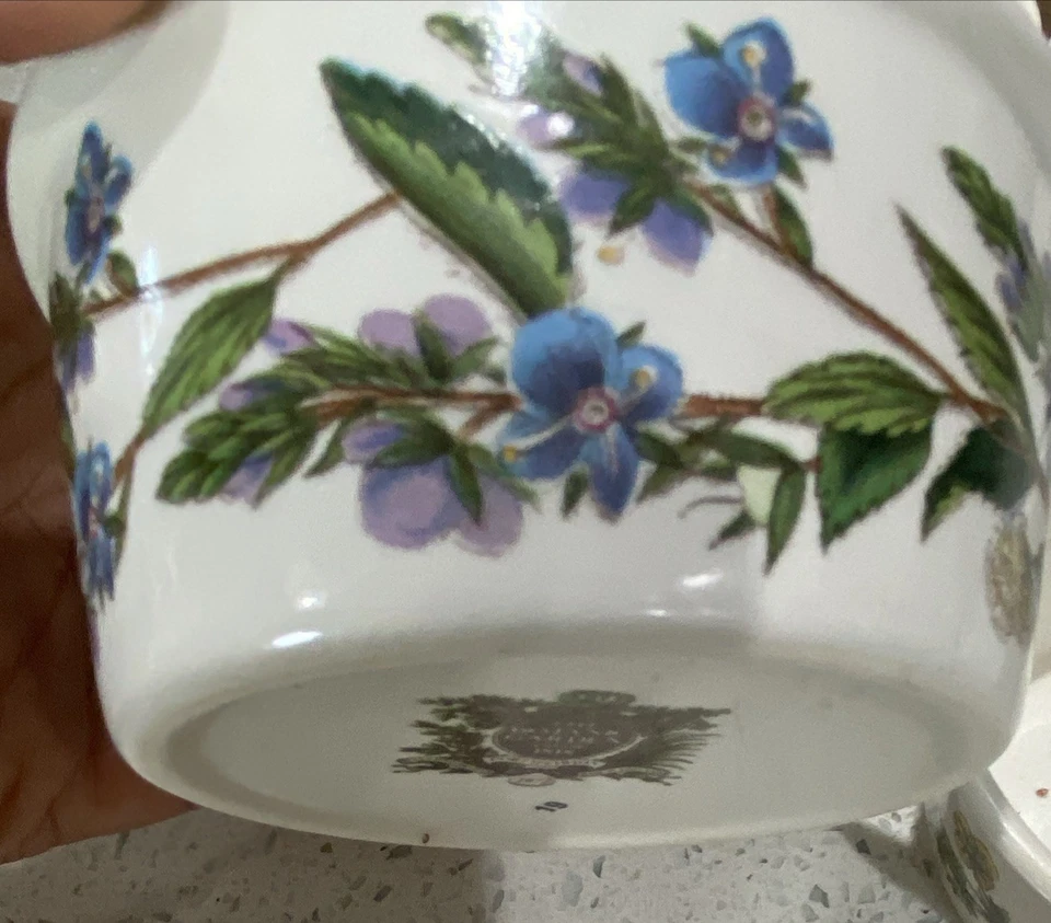 4 Ramekins Vintage Portmeirion Jardín Botánico 3.75" Foto 3 de 4