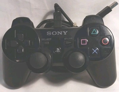 Authentic Sony Playstation 3 PS3 Genuine OEM Dualshock Ps3 Black (B-5-L)