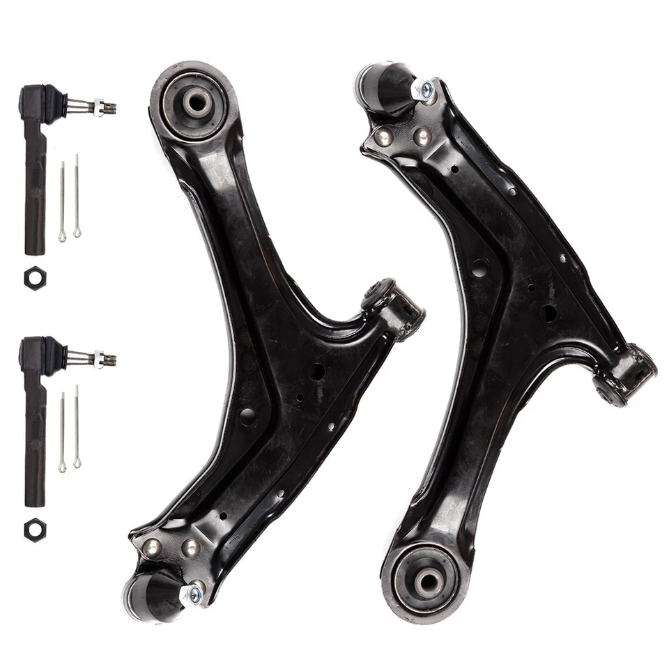 Front Lower Control Arm Ball Joint+Outer Tie Rod For 1999-2004 Oldsmobile Alero - Image 2 of 4