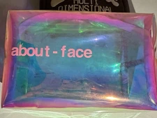 about face iradescent make up bag