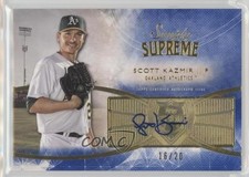 2014 Topps Supreme Simply Supreme Auto Blue 16/20 Scott Kazmir #SSU-SK Auto 0f6
