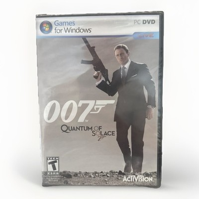 New Sealed James Bond 007: Quantum of Solace Game For Windows (PC,DVD 2008)