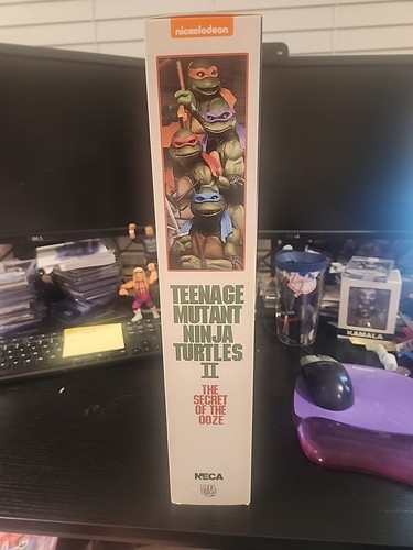 NEW Sealed NECA TMNT Teenage Mutant Ninja Turtles II 2: Secret of the Ooze VHS 4 - Picture 5 of 10