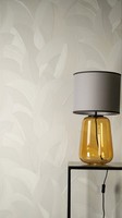 Vliestapete Blattmuster Struktur Dschungel Grau Weiß Metallic 79039-6 (5,63€/1Qm