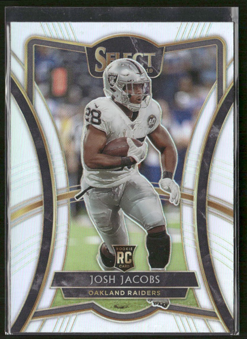 Josh Jacobs Rookie Silver Prizm Premier Level 2019 Panini Select Packers