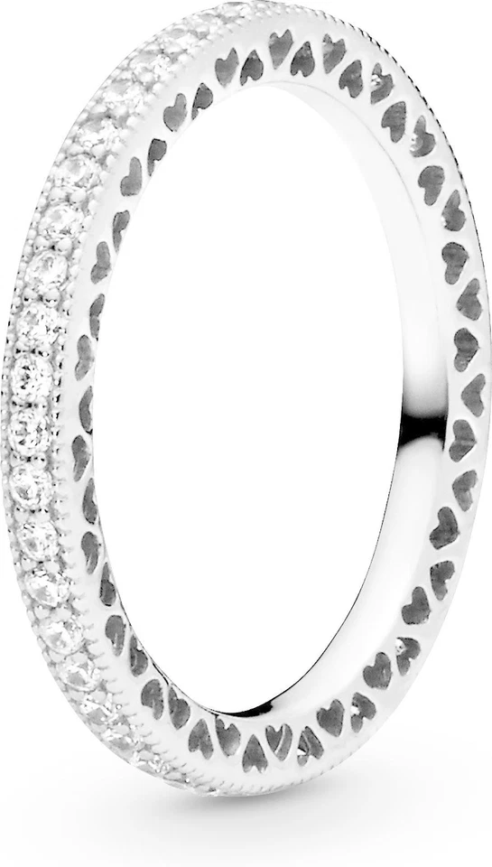 Pandora Sparkle & Hearts Ring 190963CZ Damenring - Bild 1 von 1