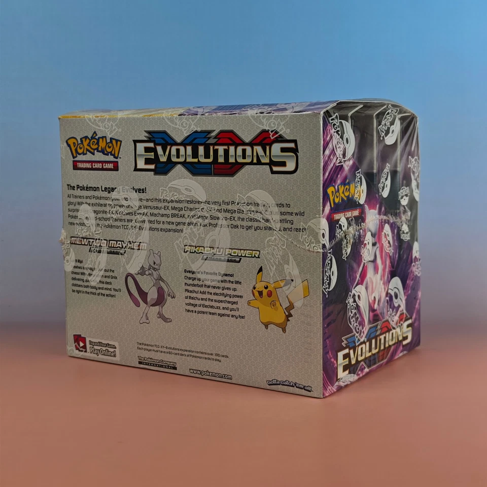 POKEMON EVOLUTIONS DISPLAY BOX 2016 ENGLISH OVP SEALED - Bild 3 von 4