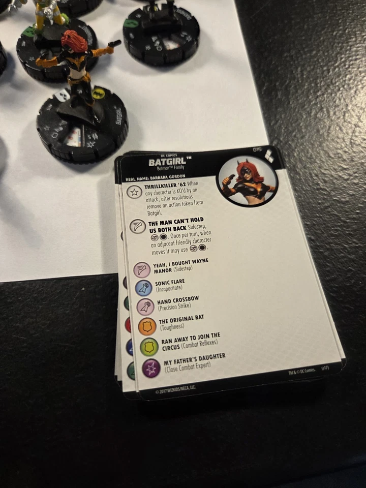 DC HeroClix Damas Noche Héroes y Villanos Femeninos Lote Harley Quinn Wonder Foto 2 de 4