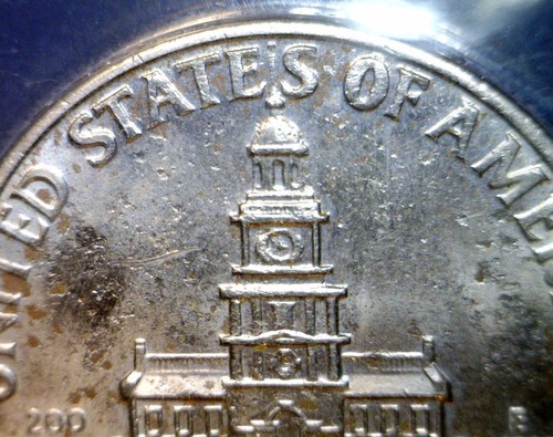 1976d ERROR ANACS MS63 DBL Clip +STRK Thru DEBRIS Kennedy Half Dollar CH BU Coin - Picture 11 of 12