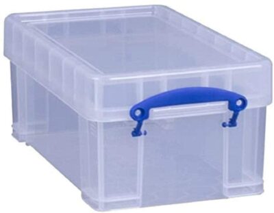 3 Stück - REALLY USEFUL BOX 5,0 Liter XL - 340 x 200 x 150mm - transparent