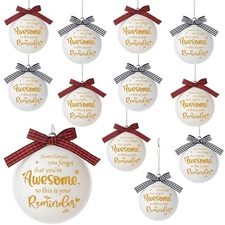 Syhood Christmas Ornaments Thank You Gifts Coworkers Appreciation Gifts Bulk ...