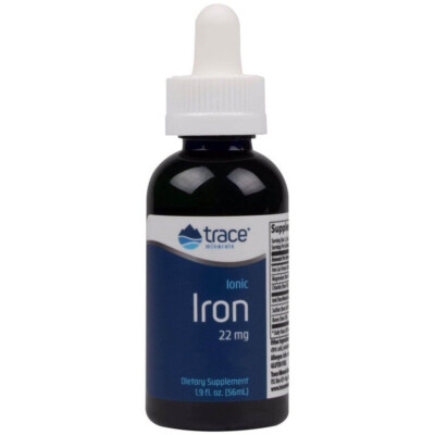 Trace Minerals, Ionic Iron, 22mg, 1,9 fl. oz. (56ml) - Blitzversand
