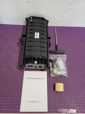 ASIT INLINE01-UB OSP Inline Enclosure Black for 24 Splice _2,5_5