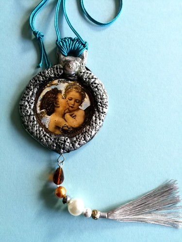 jewelry guardian angels raphael necklace talisman medallion pendant amulet charm - Picture 4 of 24
