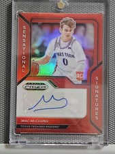 2021 Panini Draft Picks Sensational Signatures # SA-MAC Mac McClung RC Auto /199