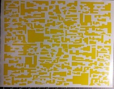 Vinyl High Heat Gun Stencil-digital Camo 2 Pack -large Pieces - Ready-to-go