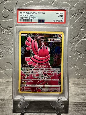 🔥Oricorio Full Art GG04/GG70🔥Pokemon TCG Crown Zenith💎PSA 9