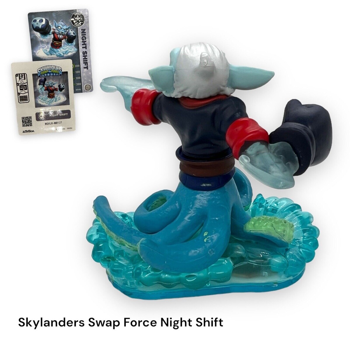 2013 Skylanders Swap Force Night Shift Figure 84746888 w/ Card