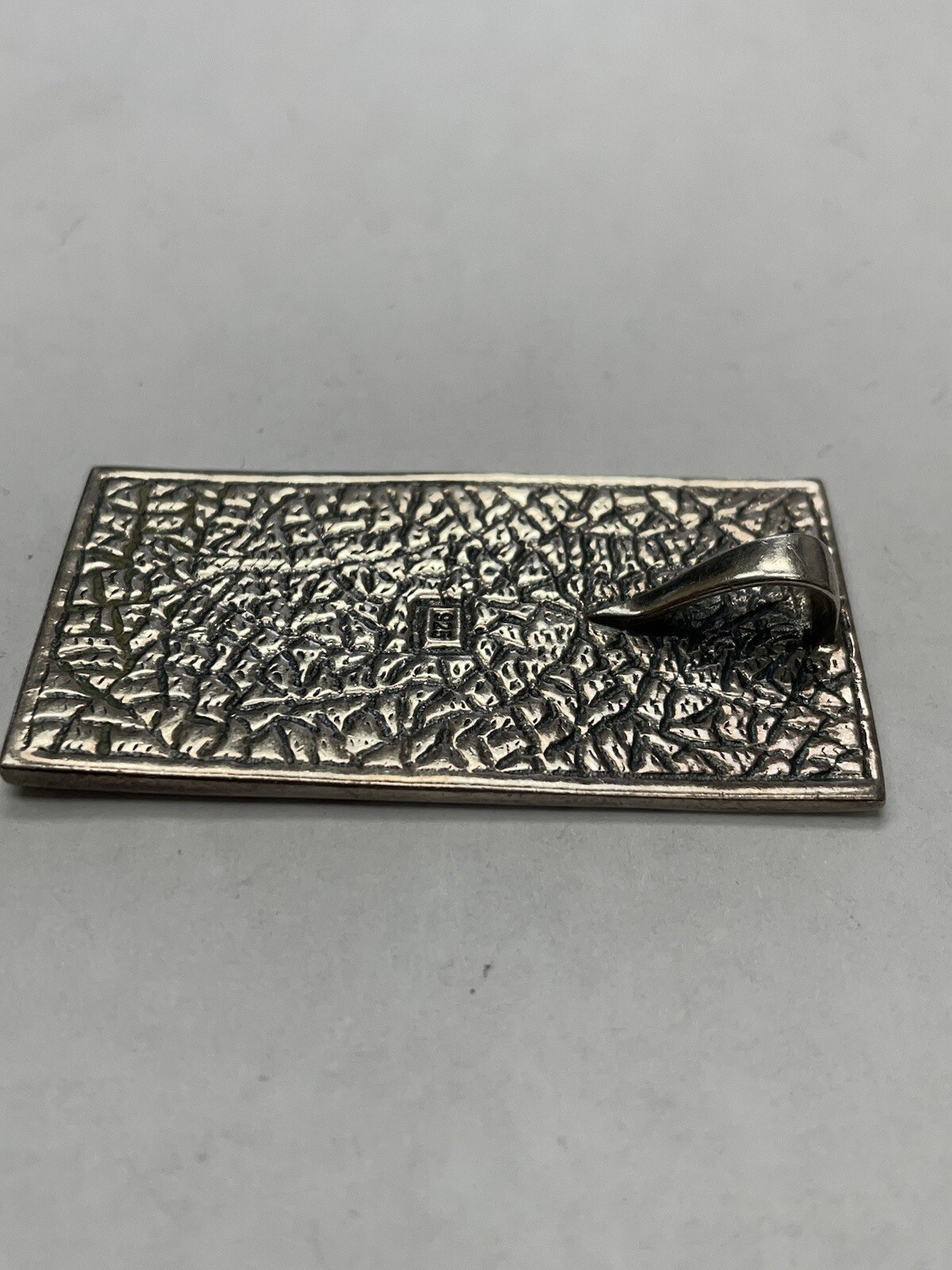 Beautiful Rectangular Shaped Sterling Silver Pend… - image 7