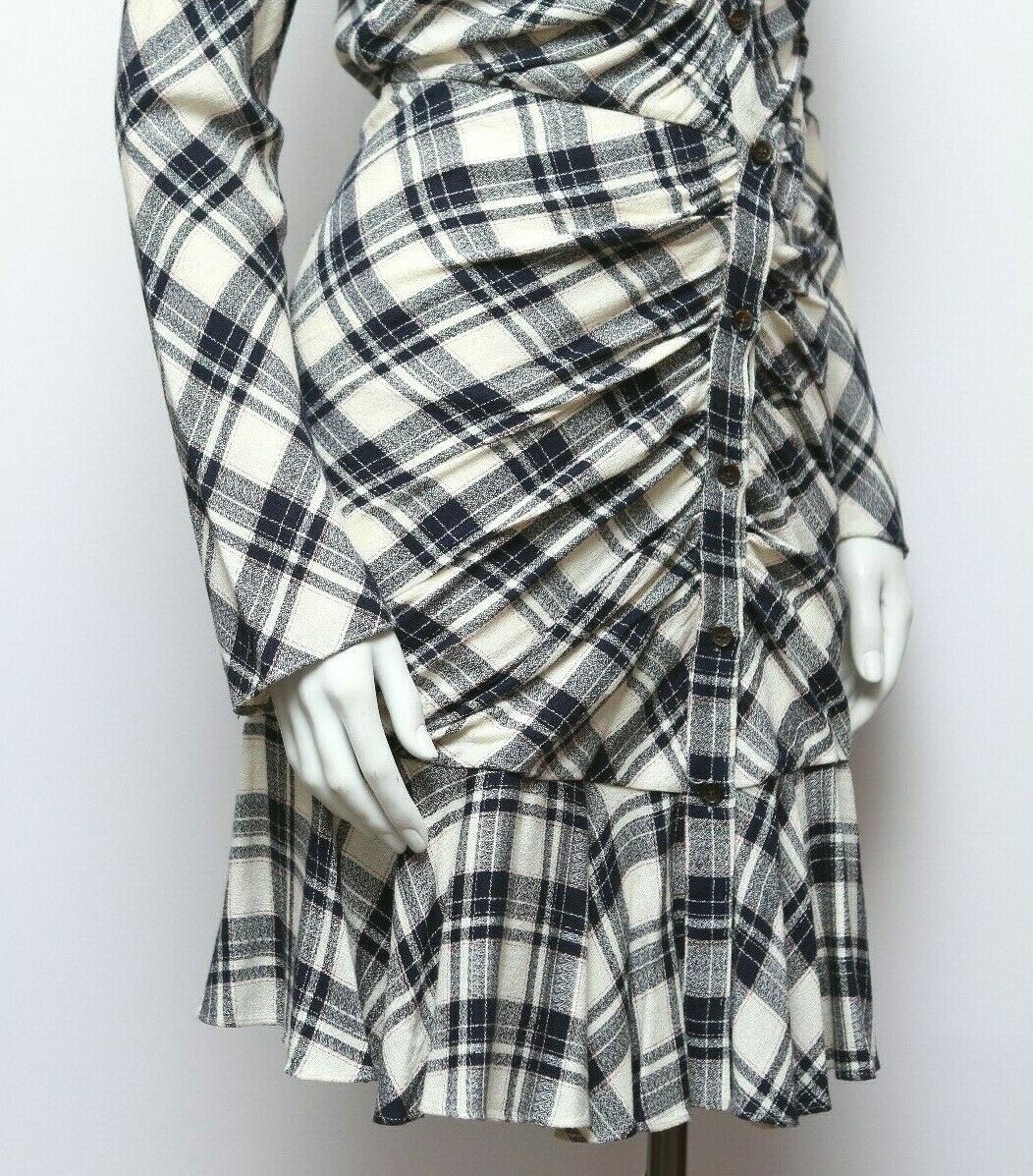 FILA Abito in pliad increspato Veronica Beard Rowe nuovo senza etichette taglia 2 vendita al dettaglio $495