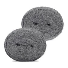 0000 Steel Wool - 2 Pack 3" x10ft Steel Wool 0000 Grade for polishing