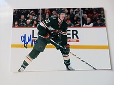 Gustav Olofsson Minnesota Wild 4x6 Photo Signed Autograph Signature Auto