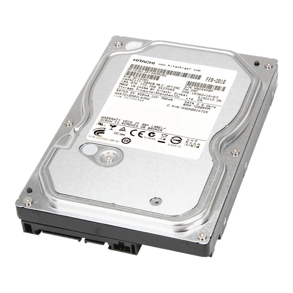 Hitachi Deskstar  HDS721050CLA362 500GB Internal 7200RPM - Image 2 of 4