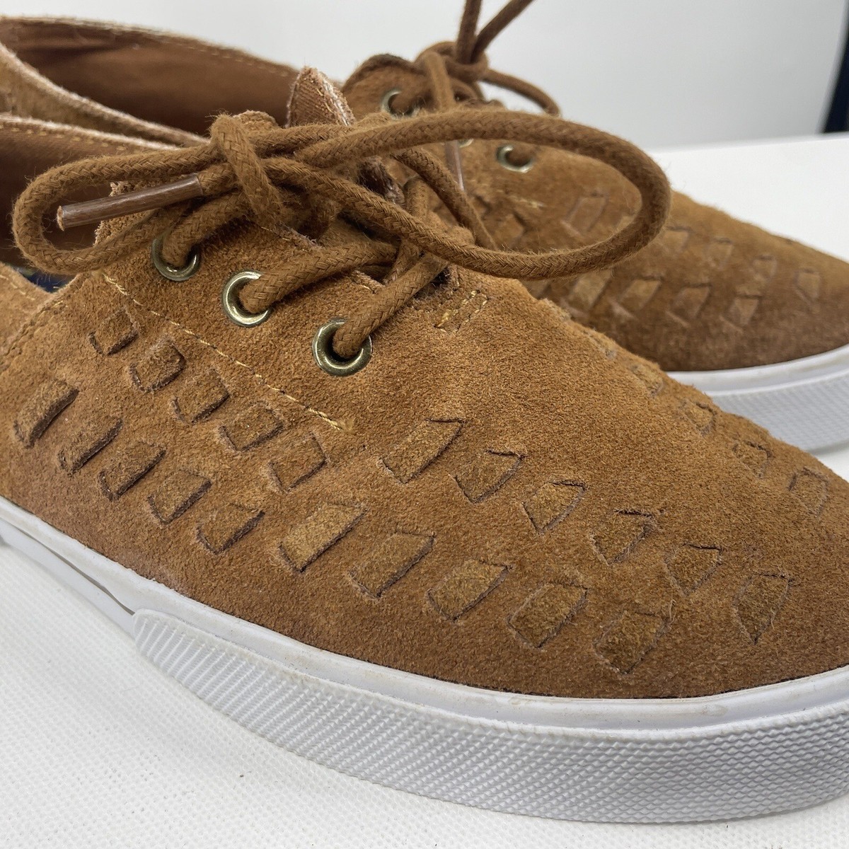 Groove Huarache Shoes Suede Tan Women's size