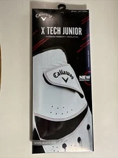 CALLAWAY GOLF X TECH JUNIOR GOLF GLOVE LEFT HAND LH JS REG NEW