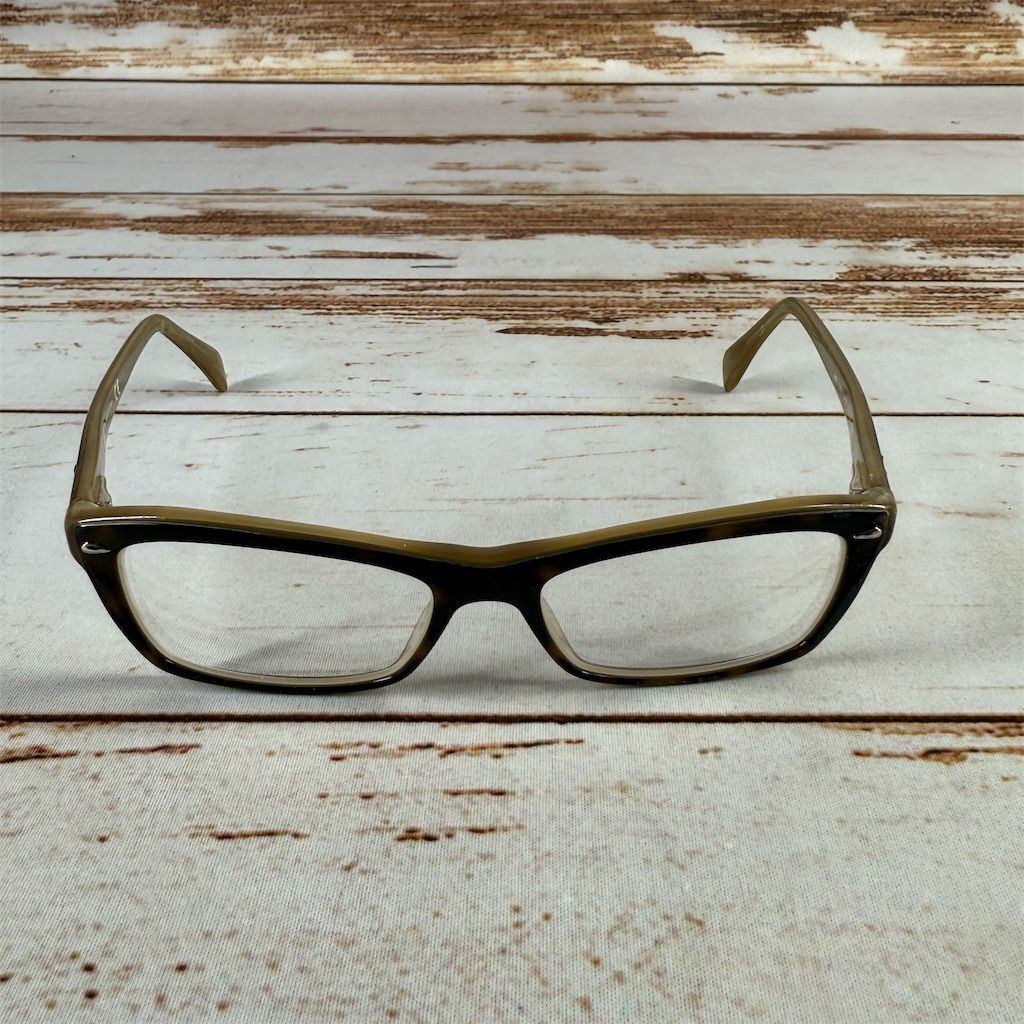 Ray-Ban Tortoise Rectangular Eyeglasses Frame Bro… - image 1