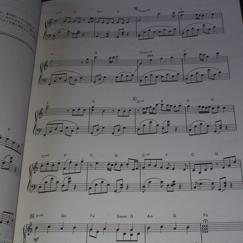 Anime Your Name Piano Solo Radwimps Sheet Music Score Book NEW Kimi no Na wa - Image 3 of 3