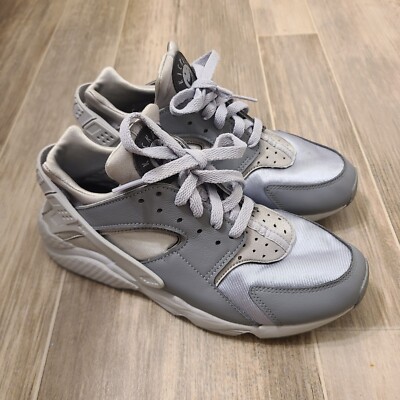 Nike By You Air Huarache Gray On Gra FD9781 900 size 8. Customized.