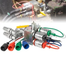 Manual Hydraulic Multiplier SCV Splitter/Diverter Valve w/Couplers, Ag Fittings