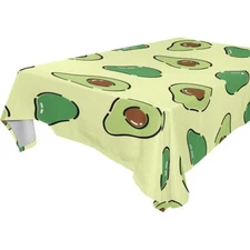 Moudou Avocado Tablecloth Water Resistant Spillproof Polyester Table Cover fo...