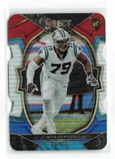 IKEM EKWONU #34 RC 2022 PANINI SELECT RED BLUE