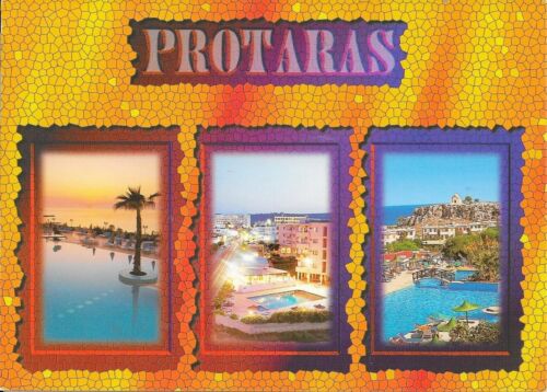Protaras, Cyprus - Views (Ref.2) - Posted Postcard - Afbeelding 1 van 1