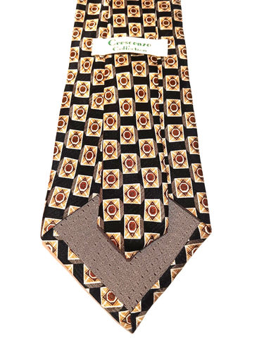 Crescenzo 2 Pack All Silk Allover Printed Tie NEW-016 - Picture 4 of 4