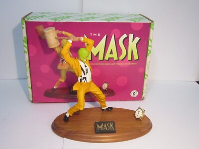 THE MASK LTD ED COLD-CAST PORCELAIN FIGURINE STATUE  DARK HORSE COMIC JIM CARREY