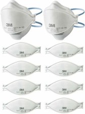 PACK of 10 NEW, UNOPENED 3M AURA 9205 NIOSH N95 PARTICULATE RESPIRATOR MASKS