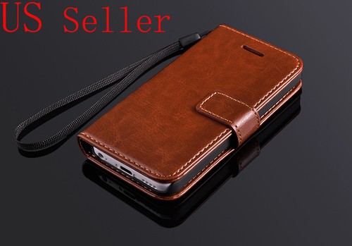 Luxury Flip Case PU Leather Cover Card Slot Wallet Case Various Mobile Phones - Picture 8 of 24