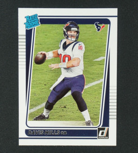 DAVIS MILLS Rated Rookie 2021 Donruss Football #273 Texans