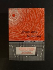 1961 Vtg FROM SUN TO SOUND Bell System Science Experiment Electronics 1 STEM Kit