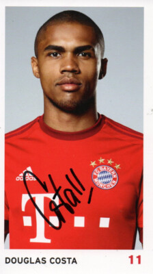 Autogramm - Douglas Costa (Bayern München) - 2015/2016
