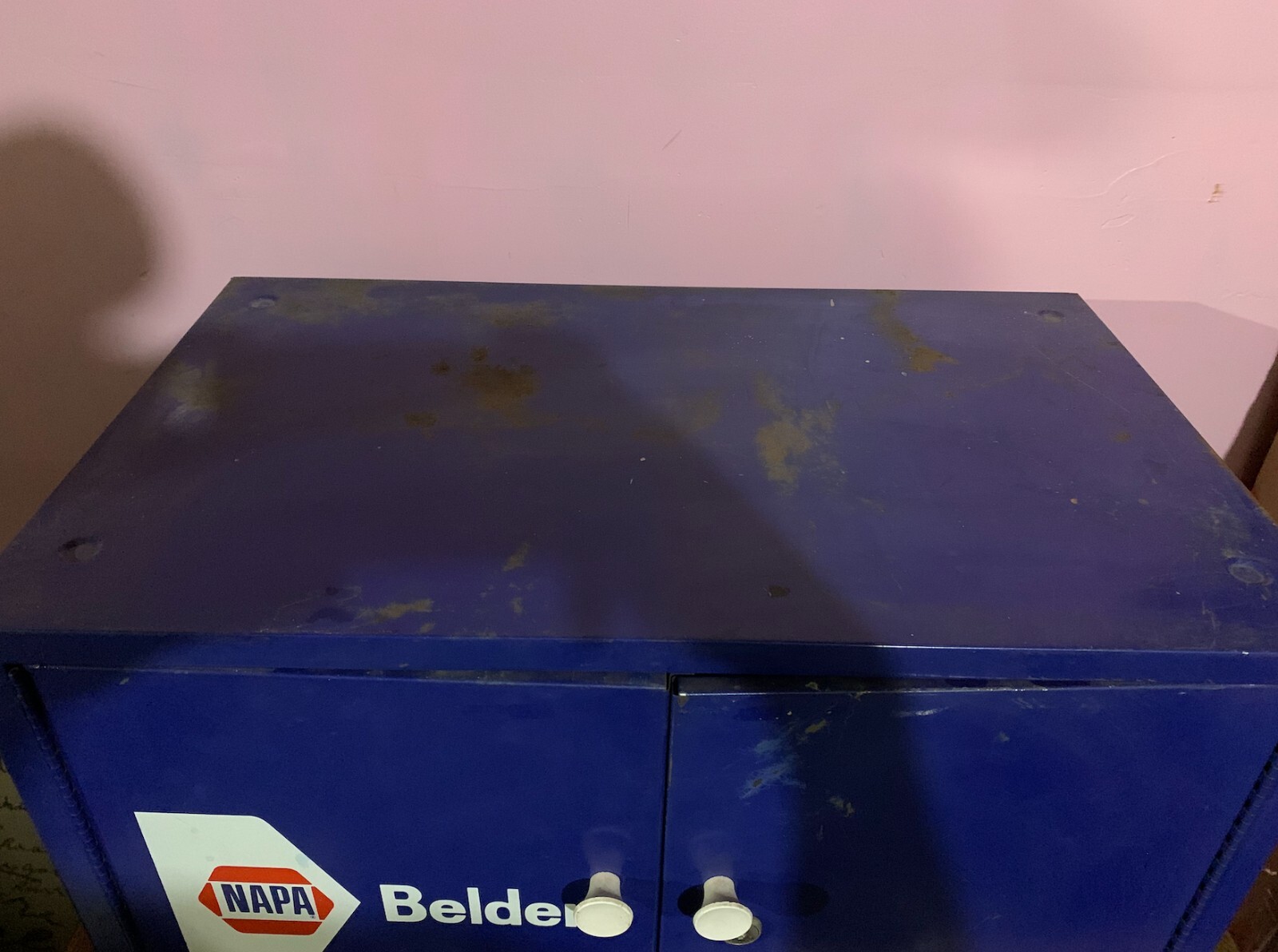 Vintage NAPA Belden Automotive Repair Service Station Auto Parts Metal