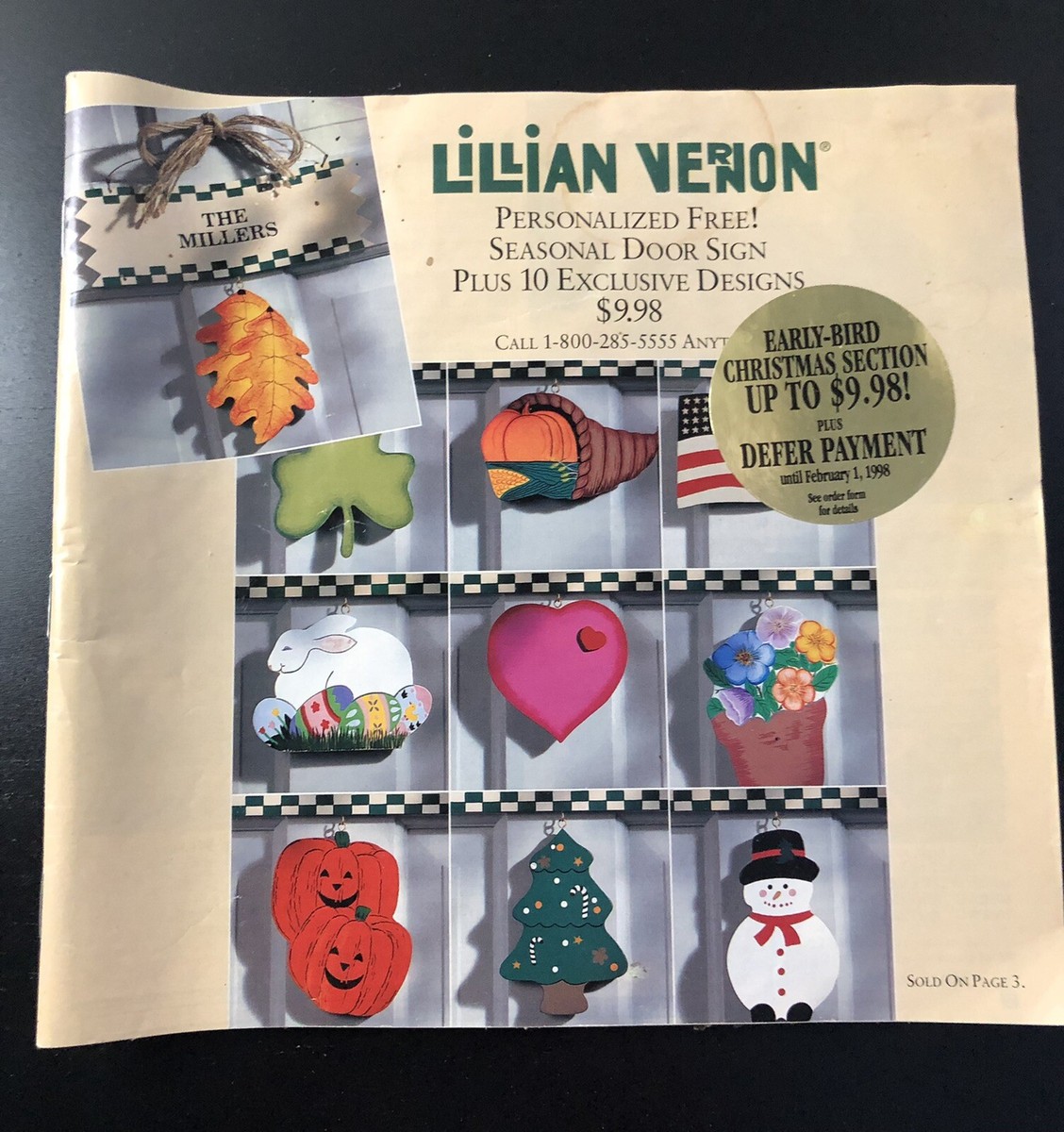 Lillian Vernon mail-order catalog 1997 vintage unique gifts