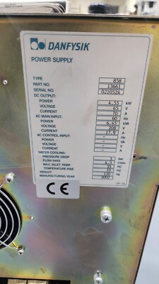 Danfysik Ulta High Stability Magnet Power Supply, System 8000, Model: 858
